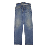 LEVI'S Mens Regular Fit Blue Denim Cotton Blend Zip Jeans W31 L33 Classic Style