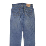 LEVI'S Mens Regular Fit Blue Denim Cotton Blend Zip Jeans W31 L33 Classic Style