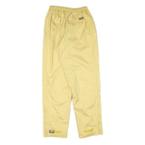 RUKKA Mens Relaxed Yellow Polyester Blend Drawstring Trousers W24 L30 Casual