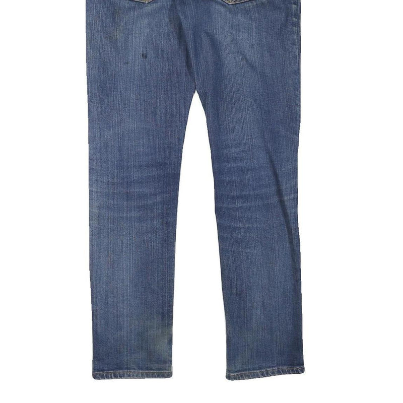 TOMMY HILFIGER Mens Jeans Blue Slim Skinny Denim Medium W34 L32 Classic Zip