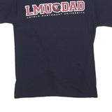 CHAMPION Mens Black LMU Dad Graphic T-Shirt M Short Sleeve Crew Neck Cotton