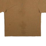 CARHARTT Mens Brown Pocket T-Shirt L Short Sleeve Crew Neck Cotton Blend Classic