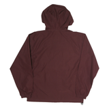 CHAMPION Mens Maroon Pebble Beach Hooded Jacket S Polyester Blend Zip Casual