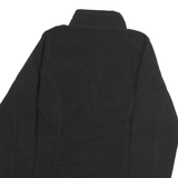 THE NORTH FACE Womens Black Plain Zip Pullover Basic Knit Jumper M Outdoor