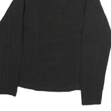 THE NORTH FACE Womens Black Plain Zip Pullover Basic Knit Jumper M Outdoor