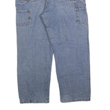 CARHARTT Mens Regular Fit Blue Denim Jeans W38 L28 Workwear Utility Zip Closure