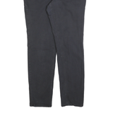 DICKIES Womens Slim Black Jeans Cotton Blend Zip W34 L30 Classic Slim Fit
