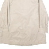 F & S MODELL Womens Beige Cotton Blend Button Jacket M Casual Lightweight