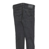 LEVI'S 519 Mens Jeans Black Slim Skinny Denim Medium W30 L29 Classic Zip