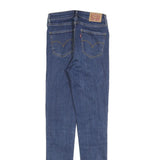 LEVI'S 721 Womens Jeans Blue Slim Skinny Denim Medium W27 L32 Stretch Cotton