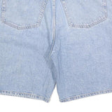 ARIZONA JEAN COMPANY Mens Denim Light Blue Loose Fit Shorts M W34 Casual Summer