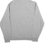 RUSSELL ATHLETIC Mens Grey AWG24 Logo Pullover Hoodie L Casual Cotton Sweatshirt