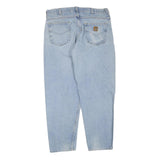 CARHARTT Womens Regular Fit Light Blue Denim Jeans W36 L30 Classic Cotton Blend
