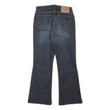 LEVI'S Womens Blue Regular Flared Denim Medium W28 L27 Jeans Cotton Blend Zip