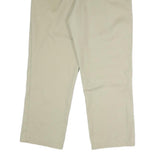 DICKIES Mens Beige Regular Fit Straight Leg Trousers W38 L29 Classic Workwear