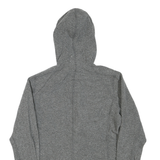 THE NORTH FACE Womens Grey Hooded Zip Jacket M Polyester Blend Plain Outdoor