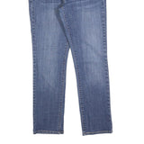 LEVI'S Womens Blue Regular Straight Denim Jeans W30 L28 Classic Cotton Blend Zip
