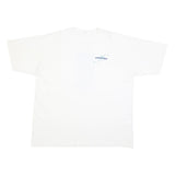 JOSTENS Mens White XL Graphic T-Shirt Short Sleeve Crew Neck Cotton Blend