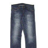 LEVI'S Mens Regular Blue Denim Rinse Jeans W32 L29 Classic Zip Pockets