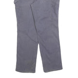 CARHARTT Womens Loose Fit Blue Workwear Trousers W34 L30 Cotton Blend Zip