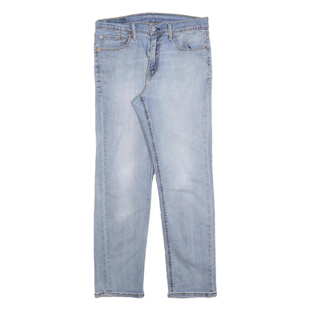 LEVI'S 541 Mens Jeans Blue Regular Straight Denim Light W32 L30 Classic Fit Zip