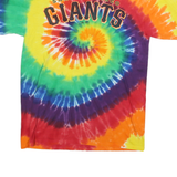 PORT & COMPANY Mens Yellow & Multi San Francisco Giants Tie Dye T-Shirt M Short