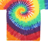 PORT & COMPANY Mens Yellow & Multi San Francisco Giants Tie Dye T-Shirt M Short