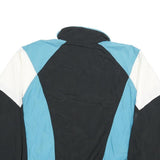 CANADA SPORTSWEAR CO Mens Blue & Black Nylon Track Jacket L Zip Casual Retro