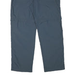 MAMMUT Mens Polyester Blend Blue Regular Fit Straight Trousers W40 L32 Outdoor