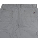 DICKIES Mens Shorts Grey Cargo Cotton L W40 Workwear Pockets