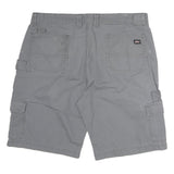 DICKIES Mens Shorts Grey Cargo Cotton L W40 Workwear Pockets