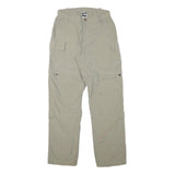 THE NORTH FACE Womens Regular Beige Cargo Zip Trousers W25 L28 Outdoor Utility