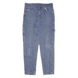 KARL KANI Womens Jeans Blue Relaxed Straight Denim Medium W32 L32 Embroidered
