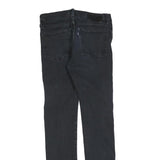 LEVI'S Mens Jeans Black Slim Skinny Denim Medium W30 L31 Stylish Cotton Blend