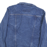 WRANGLER Girls Blue Denim Jacket L Cotton Button Closure Classic Fit Western