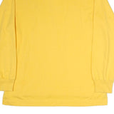 NAUTICA Mens Yellow & White Long Sleeve Plain XL Cotton Polo Shirt