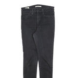 LEVI'S 720 Womens Jeans Black Slim Skinny Denim Medium W28 L32 Stretch Comfort