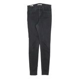 LEVI'S 720 Womens Jeans Black Slim Skinny Denim Medium W28 L32 Stretch Comfort