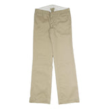 CARHARTT Womens Cotton Blend Beige Relaxed Straight Trousers W31 L32 Casual