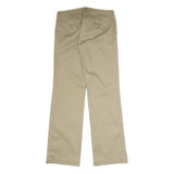 CARHARTT Womens Cotton Blend Beige Relaxed Straight Trousers W31 L32 Casual
