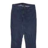 CALVIN KLEIN JEANS Womens Slim Blue Denim Dark Zip W30 L31 Stylish Comfortable