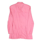 ARC Womens Pink Jacket 12 Polyester Blend Button Closure Classic Fit Plain