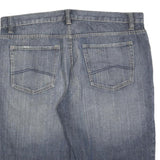 VINTAGE LOOK Mens Denim Blue Casual Shorts XL W40 Cotton Blend Workwear