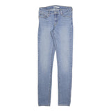 LEVI'S 711 Womens Jeans Blue Slim Skinny Denim Medium W29 L34 Authentic