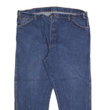 DICKIES Mens Jeans Blue Regular Straight Denim W42 L27 Classic Zip Closure