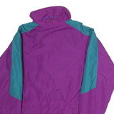 COLUMBIA Womens Purple & Teal Outdoor Jacket M Polyester Zip