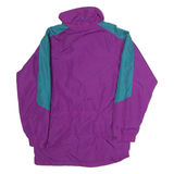 COLUMBIA Womens Purple & Teal Outdoor Jacket M Polyester Zip