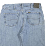 LEE Mens Shorts Blue Denim Casual L W36 Cotton Blend Relaxed Fit