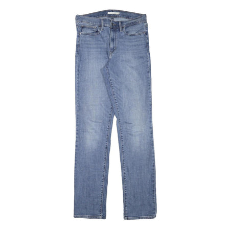 LEVI'S Womens Slim Light Blue Denim Jeans Cotton Blend Zip W30 L33 Casual