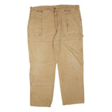 DICKIES Mens Jeans Beige Regular Straight Denim W42 L28 Workwear Cotton Blend
